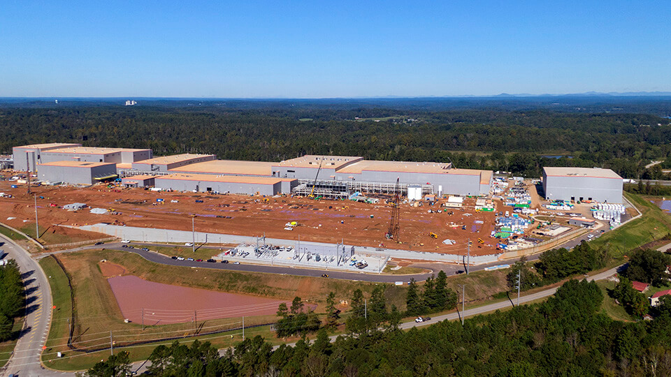 SKBattery3 SK Innovation battery manufacturing plant in Commerce, Georgia