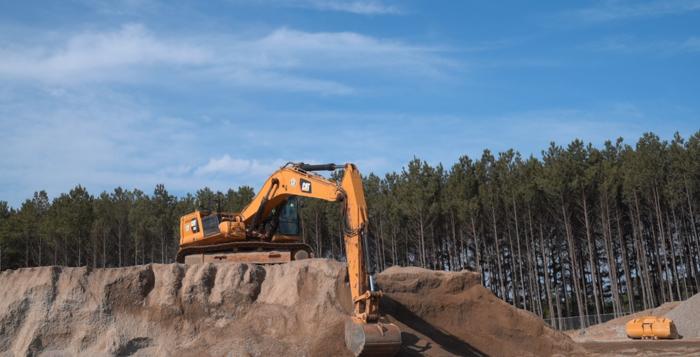 excavating excavating